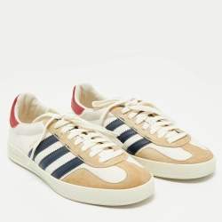 Gucci Tricolor Leather Gazelle Sneakers Size 40 2/3