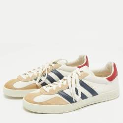 Gucci Tricolor Leather Gazelle Sneakers Size 40 2/3