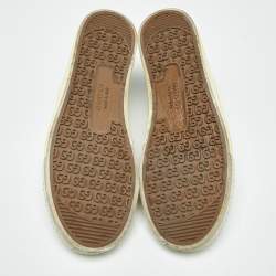 Pre Owned Gucci Multicolor Crystal GG Canvas Tennis 1977 Sneakers Size 40.5