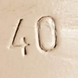 Pre Owned Gucci Rose Gold Leather Ketty Ankle Wrap Sandals Size 40