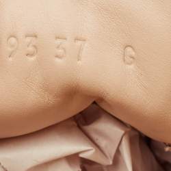 Pre Owned Gucci Silver Leather Web Detail Ace Low Top Sneakers Size 37