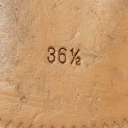 Pre Owned Gucci Black Leather Princetown Horsebit Flat Mules Size 36.5