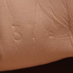 Pre Owned حذاء رياضي غوتشي قماش وجلد GG زهري متعدد الألوان عنق منخفض مقاس 37.5