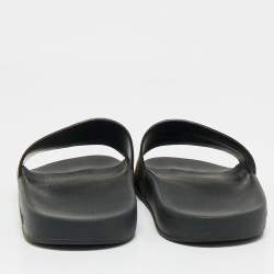 Pre Owned Gucci Multicolor GG Supreme Canvas Pool Slide Size 38