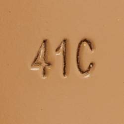 مملوكة مسبقًا Gucci Pink/Cream Guccissima Leather Horsebit Slide Sandals Size 41