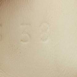 Pre Owned حذاء رياضي غوتشي نيو أيس منصة جلد أبيض مطرز بنحلة مزينة بالكريستال مقاس 38