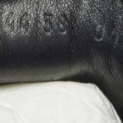 Pre Owned Gucci Silver Glitter Web Low Top Sneakers Size 38