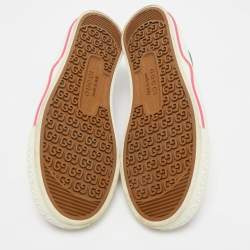 Pre Owned Gucci Purple GG Canvas Tennis 1977 Sneakers Size 36