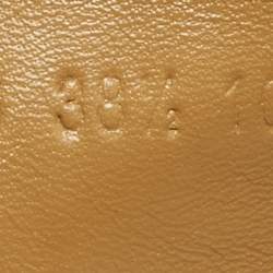 Pre Owned Gucci Black Guccissima Leather Pilar Espadrille Flats Size 38.5