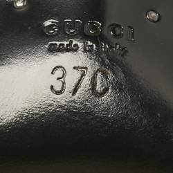 مملوكة مسبقًا صندل غوتشي فرو مينك وقطيفة بنفسجي بحزام للكاحل مقاس 37.5