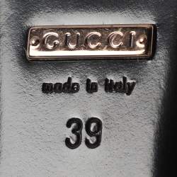 Pre Owned Gucci Multicolor Suede Ballet Flats Size 39