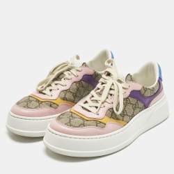 مملوكة مسبقًا Gucci GG Supreme Size 39 Multicolor Canvas and Leather Low Top Sneakers