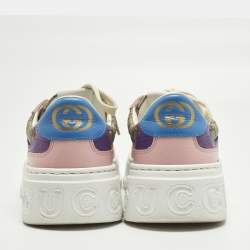 مملوكة مسبقًا Gucci GG Supreme Size 39 Multicolor Canvas and Leather Low Top Sneakers