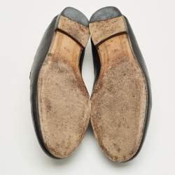 مملوكة مسبقًا Gucci Brixton Foldable Size 36.5 Black Leather Loafers