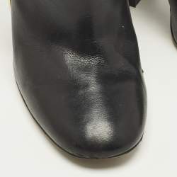 مملوكة مسبقًا Gucci Carly Malaga Size 36 Black Leather Ankle Length Boots