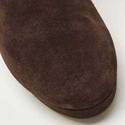 مملوكة مسبقًا Gucci Anouk Size 40 Brown Suede Knee Length Boots