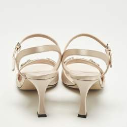 مملوكة مسبقًا صندل كاحل بغوتشي هورسبت ساتان زهري مقاس 39