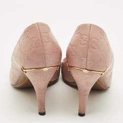 مملوكة مسبقًا Gucci Guccissima Size 40.5 Beige Leather Pumps