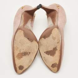 مملوكة مسبقًا Gucci Guccissima Size 40.5 Beige Leather Pumps