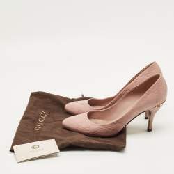 مملوكة مسبقًا Gucci Guccissima Size 40.5 Beige Leather Pumps