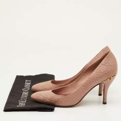 مملوكة مسبقًا Gucci Horsebit Size 40 Pink Guccissima Leather Round Toe Pumps