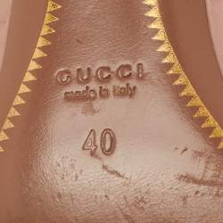 مملوكة مسبقًا Gucci Horsebit Size 40 Pink Guccissima Leather Round Toe Pumps