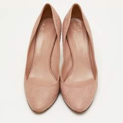 مملوكة مسبقًا Gucci Horsebit Size 40 Pink Guccissima Leather Round Toe Pumps