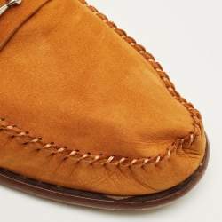 مملوكة مسبقًا حذاء لوفرز غوتشي جيجي هورسبيبت جلد نو باك بني مقاس 38