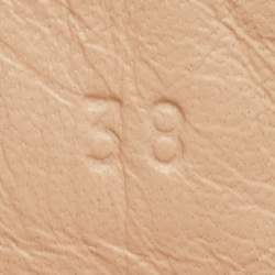 مملوكة مسبقًا Gucci Silver/Gold Leather Titan Gladiator Lace Up Sneakers Size 38