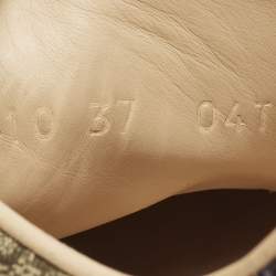 مملوكة مسبقًا Gucci Ace Size 37 Beige GG Supreme Canvas Low Top Sneakers