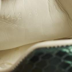 Pre Owned Gucci Ace Size 38 White Leather Low Top Sneakers