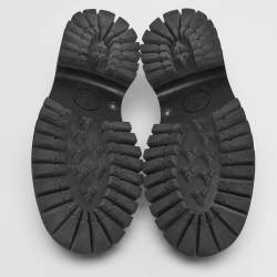 Pre Owned حذاء لوفرز غوتشي هورسبيت جلد أسود مقاس 39.5