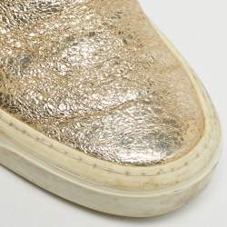 مملوكة مسبقًا حذاء رياضي غوتشي سليب أون جلد مايكرو غوتشيسيما  وردي مقاس 37.5