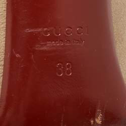 Pre Owned Gucci Mischa Size 38 Beige Suede Tassel Loafer Pumps