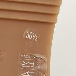 مملوكة مسبقًا Gucci Angelina Size 36.5 Beige GG Canvas  Slide Sandals