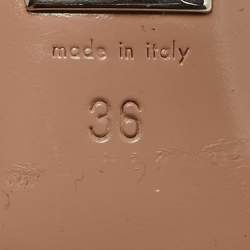 Pre Owned Gucci Horsebit Size 36 Yellow Patent Leather Slide Sandals