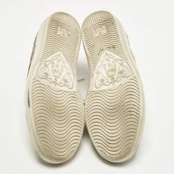 مملوكة مسبقًا حذاء رياضي غوتشي كانفاس GG بيج وبني مقاس 35.5