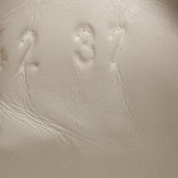 Pre Owned حذاء رياضي غوتشي أربطة تفاصيل قلب ويب ايس جلد أبيض مقاس 39.5