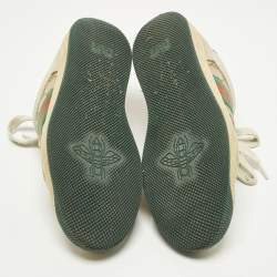 مملوكة مسبقًا Gucci Screener Size 39.5 Multicolor Canvas and Leather Low Top Sneakers