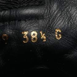 مملوكة مسبقًا حذاء رياضي غوتشي من أعلى مزين كالفورنيا جلد أسود مقاس 39