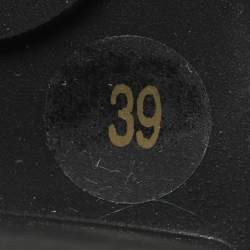 Pre Owned Gucci Romance Horsebit Size 39 Black Leather Loafers