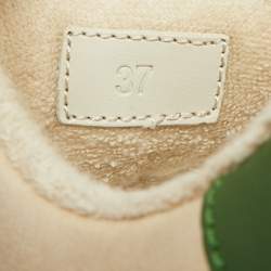 مملوكة مسبقًا Gucci Screener Size 37 Multicolor GG Canvas and Nubuck Leather Low Top Sneakers