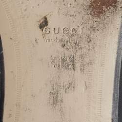 Pre Owned حذاء لوفرز غوتشي سليب أون تاليت هورسبيت جلد أسود مقاس 39.5