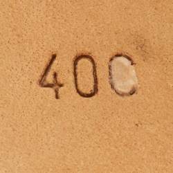 مملوكة مسبقًا Gucci Horsebit Size 40 Metallic Silver Guccissima Leather Peep Toe Pumps