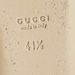 مملوكة مسبقًا Gucci GG Marmont Size 41.5 Gold Crinkled  Leather Ballet Flats