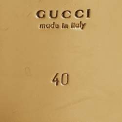 Pre Owned Gucci Horsebit Size 40 Black Leather Foldable Loafers