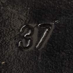 مملوكة مسبقًا Gucci Size 37 Black Leather Platform Peep Toe Ankle Length Boots