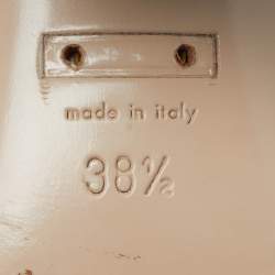 Pre Owned صندل غوتشي جي جي مارمونت سير للكاحل جلد أسود مقاس 38