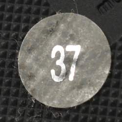 Pre Owned Gucci Jordaan Size 37 Black Leather Platform Loafers