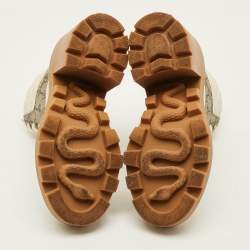 مملوكة مسبقًا حذاء بوت كاحل غوتشي صوف جي جي بيج مقاس 36